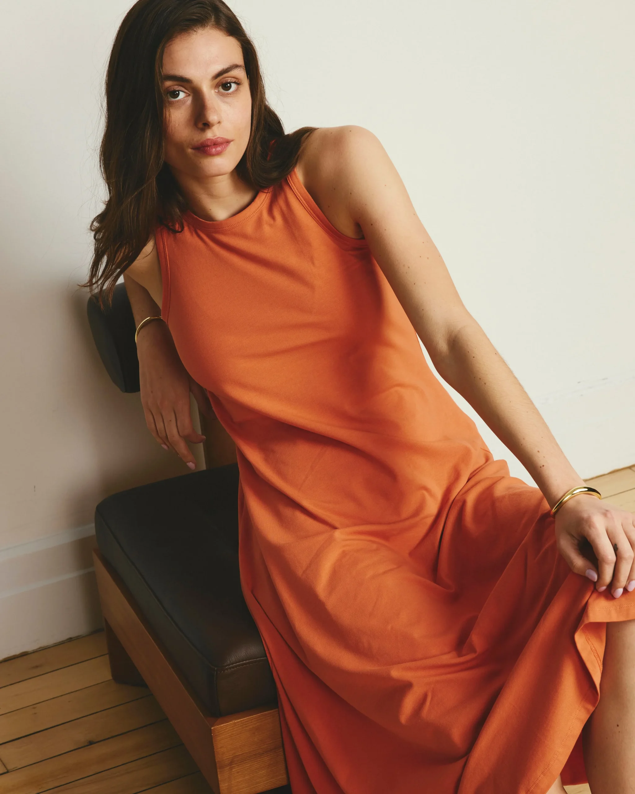 Sardinia Tank Dress Italian Orange