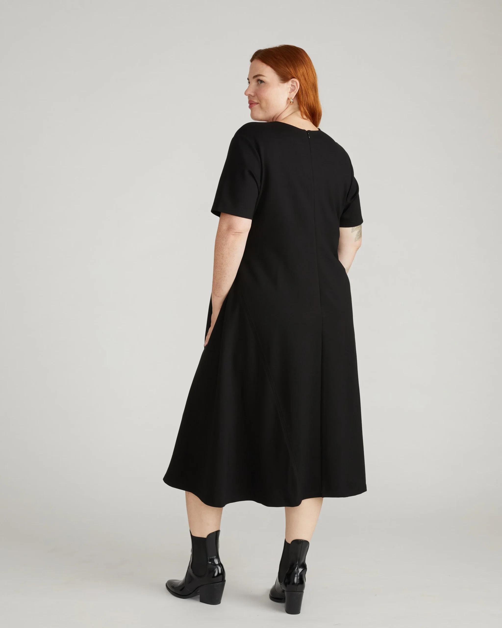 Saskia Ponte Dress Black