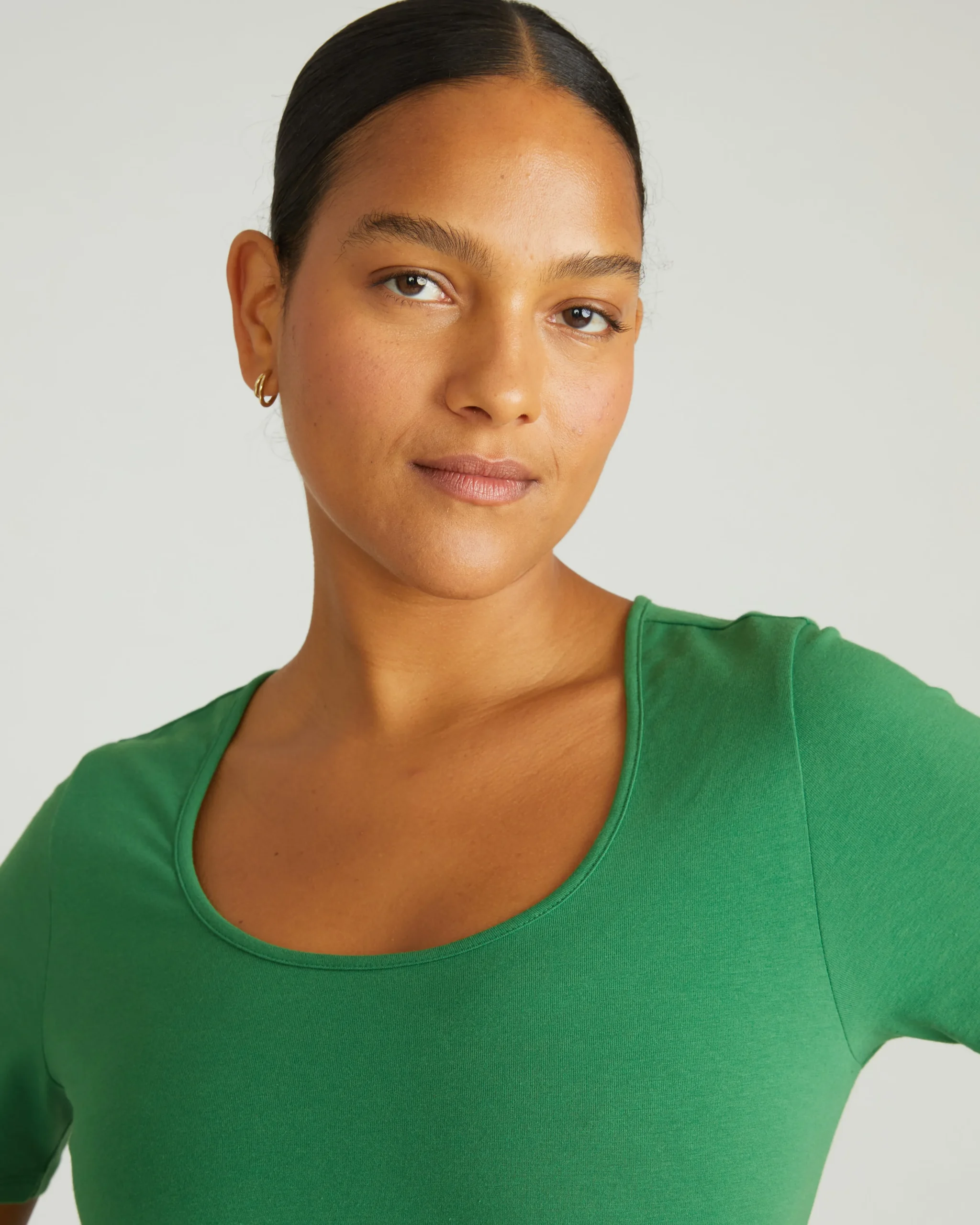 Scoop Neck Tee Clover