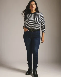 Seine High Rise Skinny Jeans 32 Inch Heritage Indigo