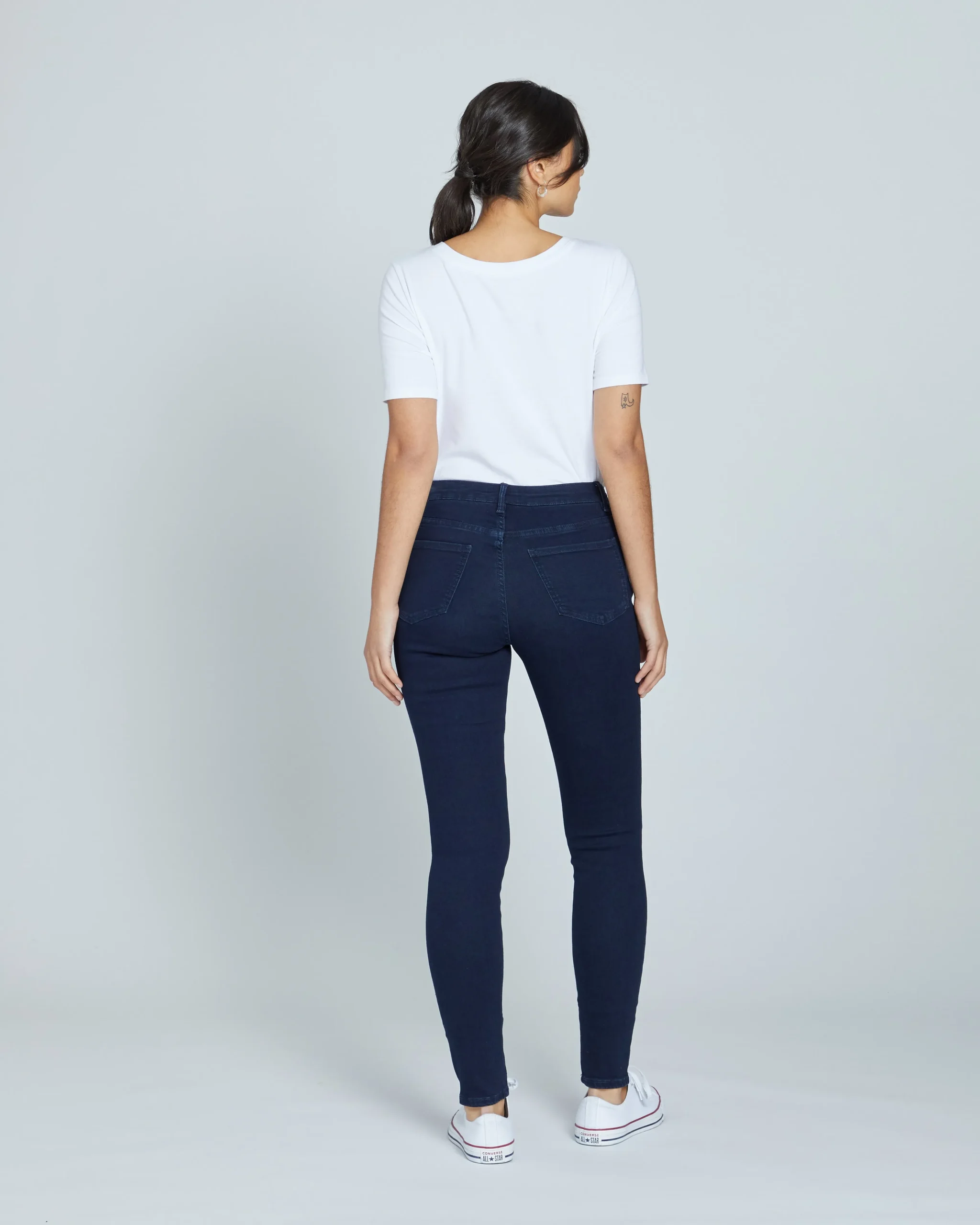 Seine High Rise Skinny Jeans 32 Inch Dark Indigo