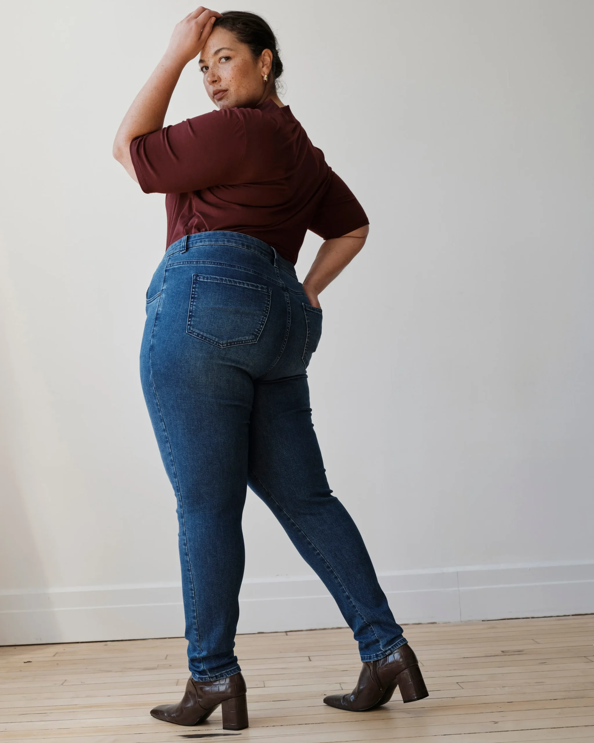 Seine High Rise Skinny Jeans 30 Inch True Blue