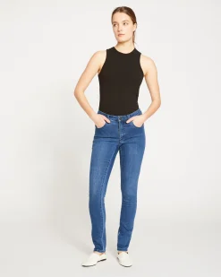 Seine High Rise Skinny Jeans 32 Inch True Blue
