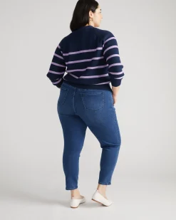 Seine High Rise Skinny Jeans 27 Inch True Blue