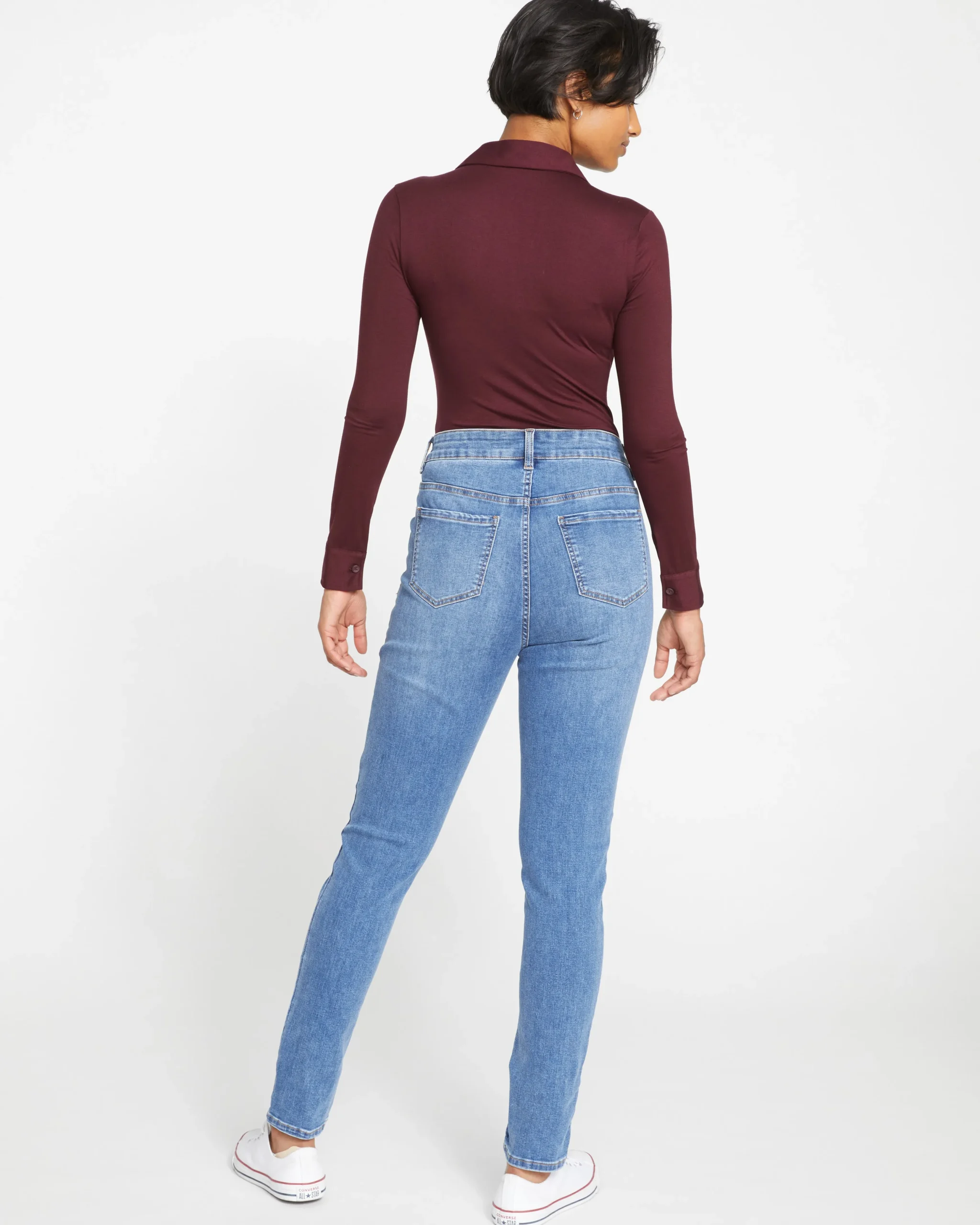 Seine High Rise Skinny Jeans 32 Inch Vintage Indigo