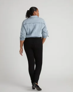 Seine High Rise Skinny Jeans 32 Inch Jet Black
