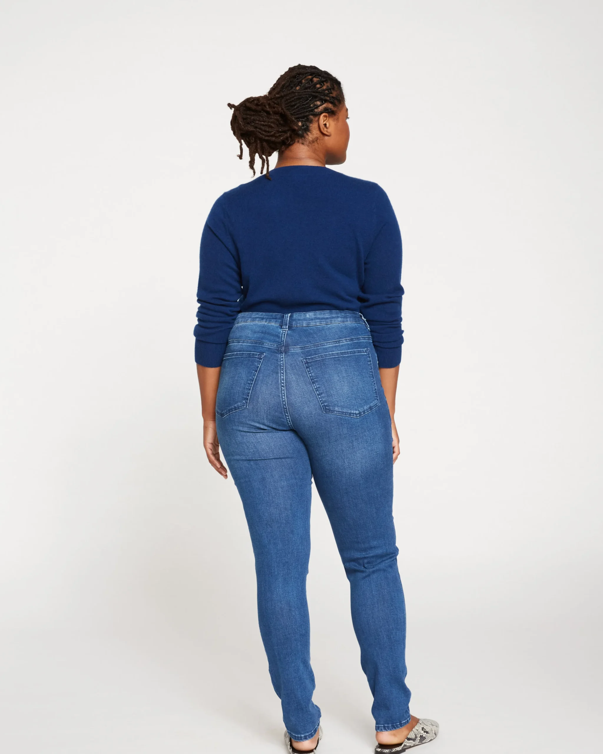 Seine Mid Rise Skinny Jeans 32 Inch True Blue