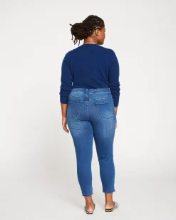 Seine Mid Rise Skinny Jeans 27 Inch True Blue