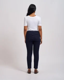 Seine Mid Rise Skinny Jeans 27 Inch Dark Indigo