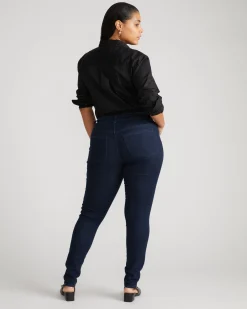Seine Mid Rise Skinny Jeans 32 Inch Dark Indigo