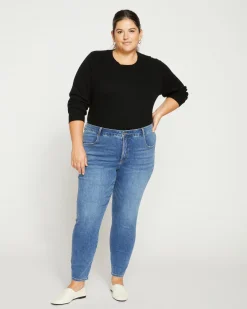 Seine Mid Rise Skinny Jeans 27 Inch Vintage Indigo