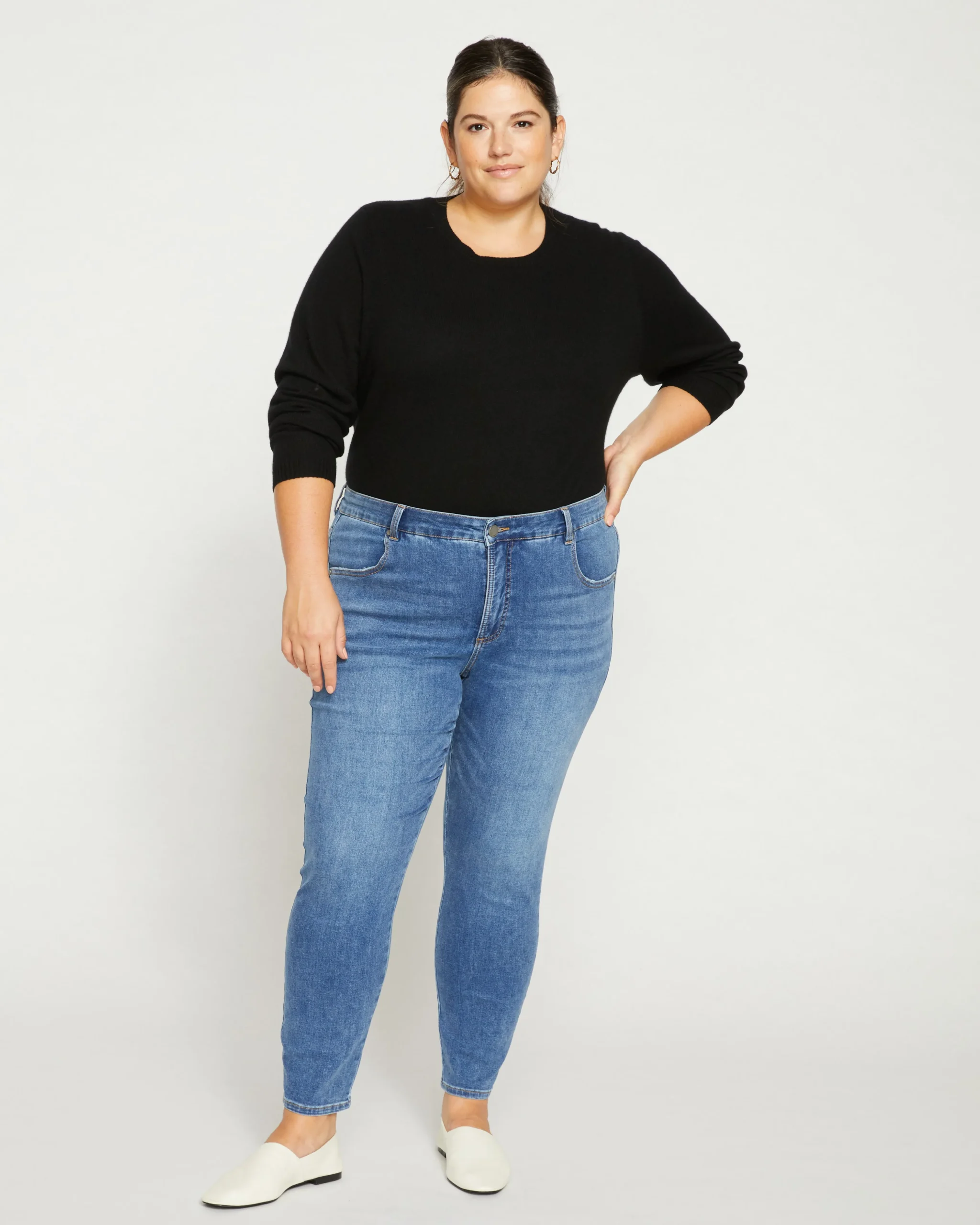Seine Mid Rise Skinny Jeans 27 Inch Vintage Indigo