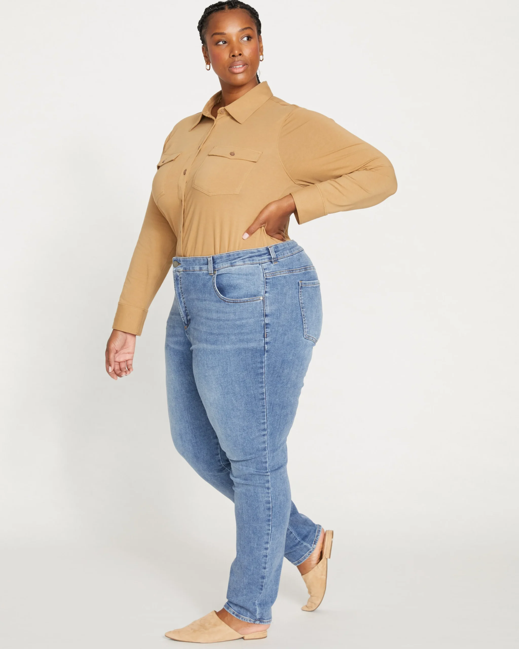 Seine Mid Rise Skinny Jeans 32 Inch Vintage Indigo