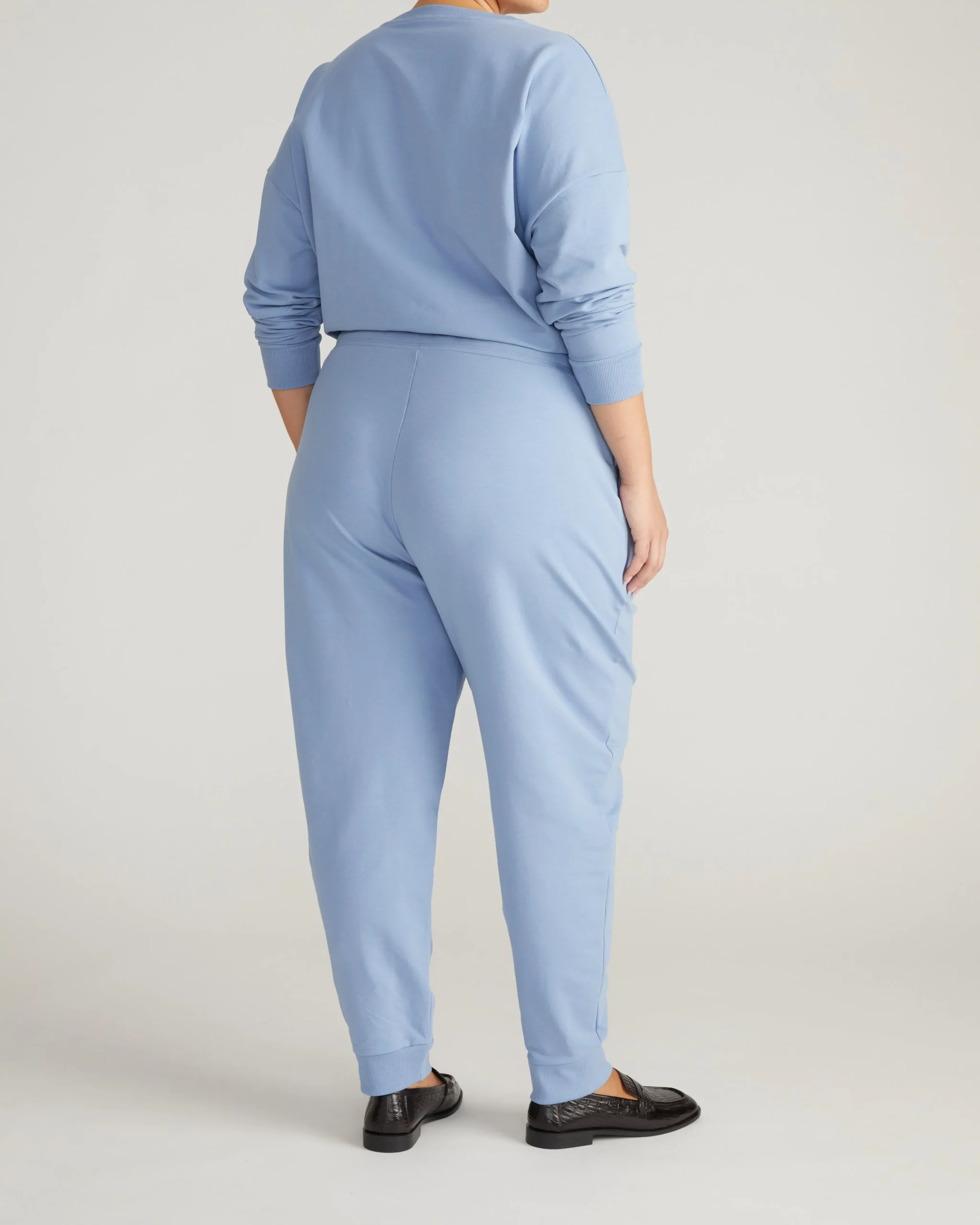 Selma French Terry Jogger Graceful Blue