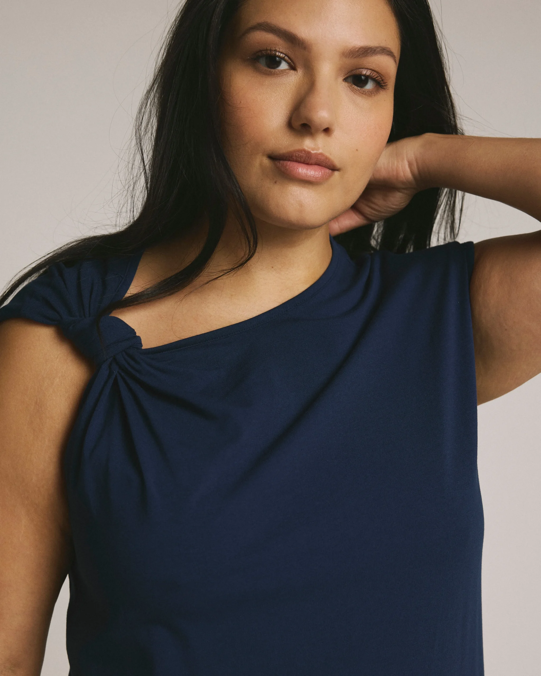 Shoulder Knot Dress Cenote