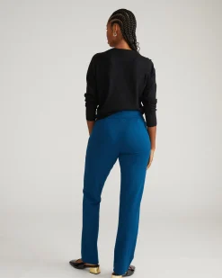 Smart Signature Ponte Pants Long Deep Teal