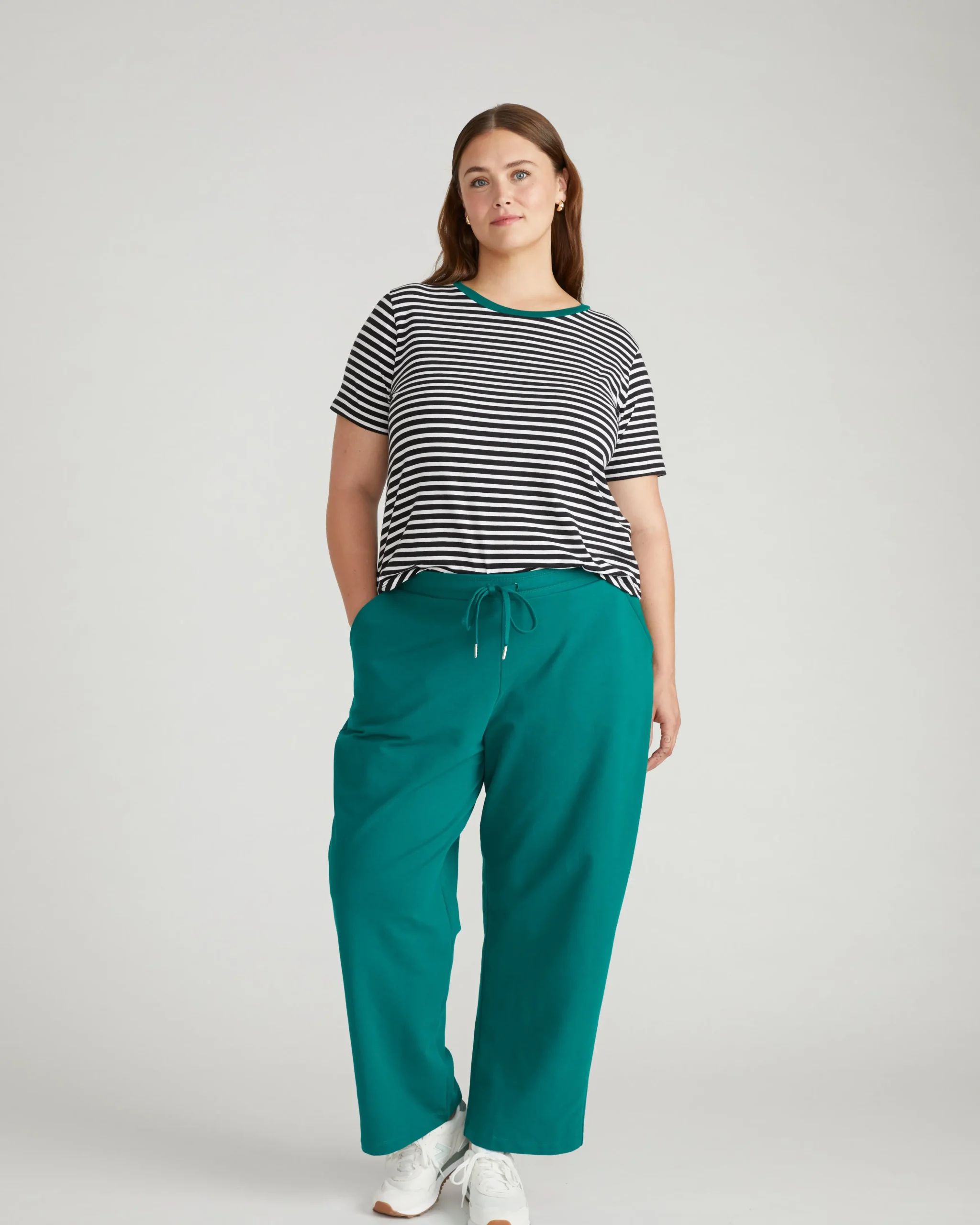Straight Leg French Terry Sweatpants Aventurine