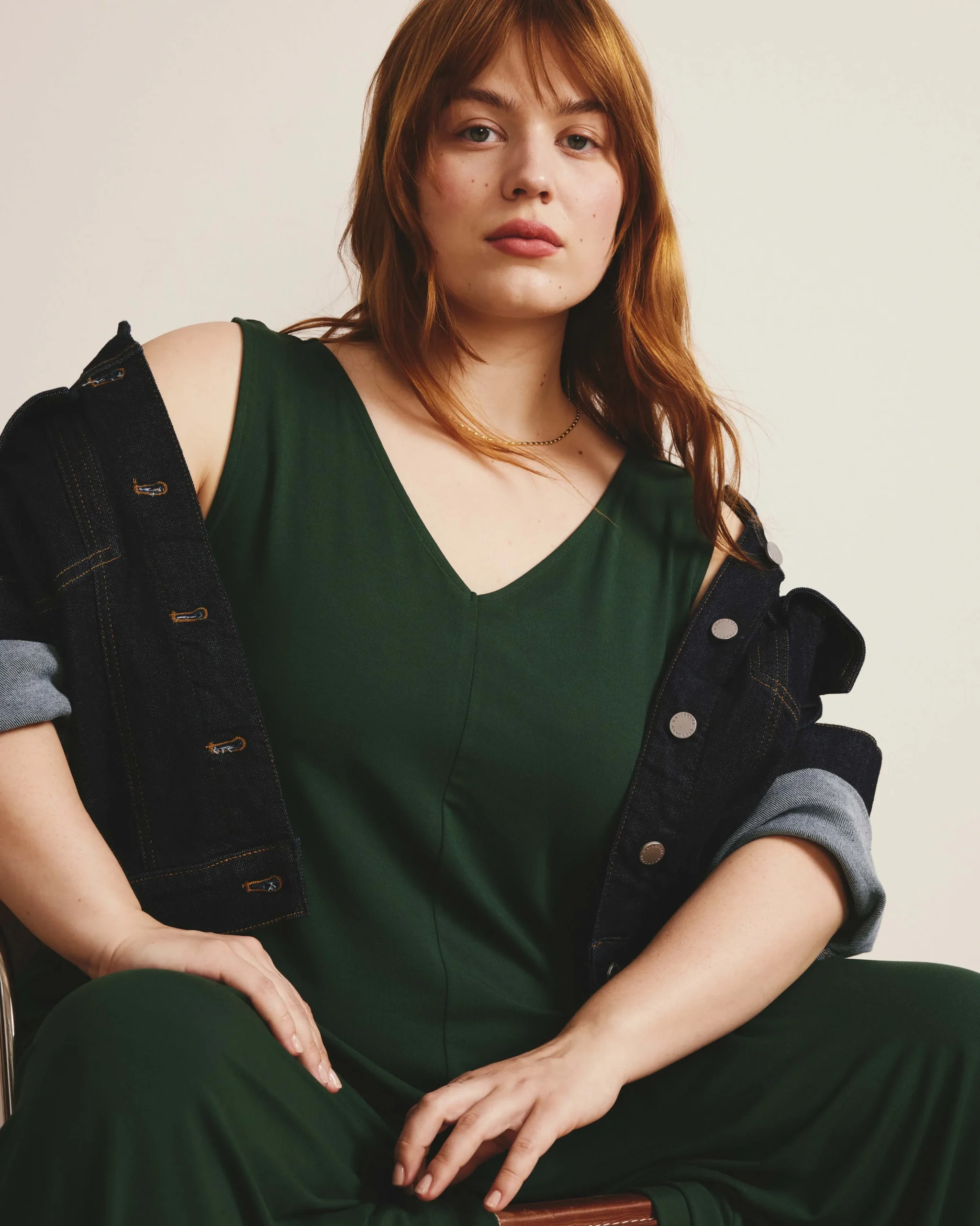 Sunny Divine Jersey Jumpsuit Conifer