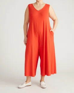 Sunny Divine Jersey Jumpsuit Shoreline Sunset