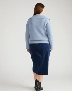Suzi Corduroy Skirt Pageant Blue