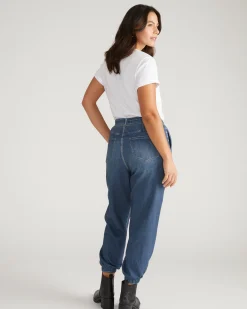 Sweatpant Jogger Jeans Saddle Blue