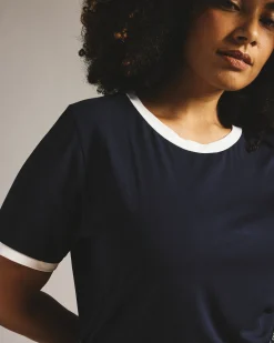 Tee Rex Navy/White Trim