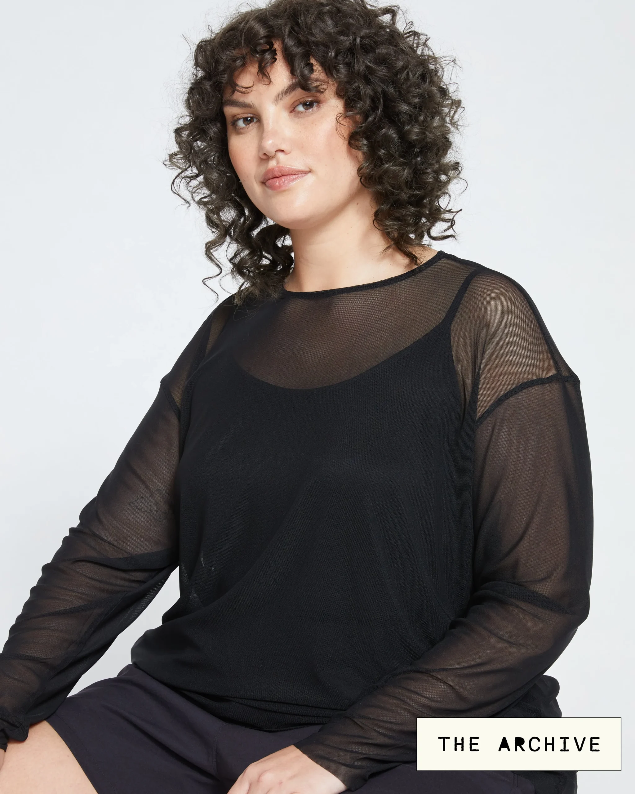 Thames Fog Top Black