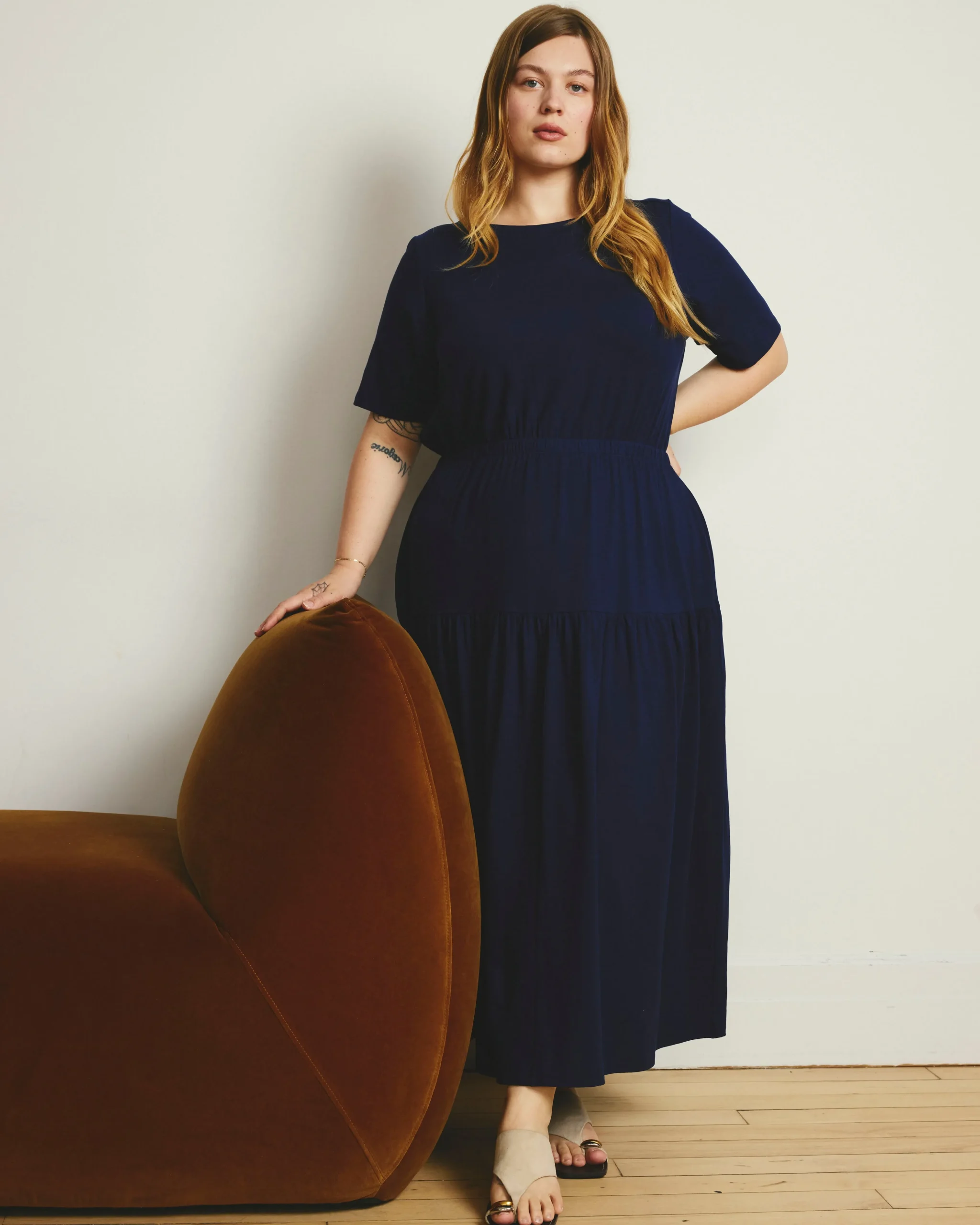 Thea Divine Jersey Midi Dress Cenote