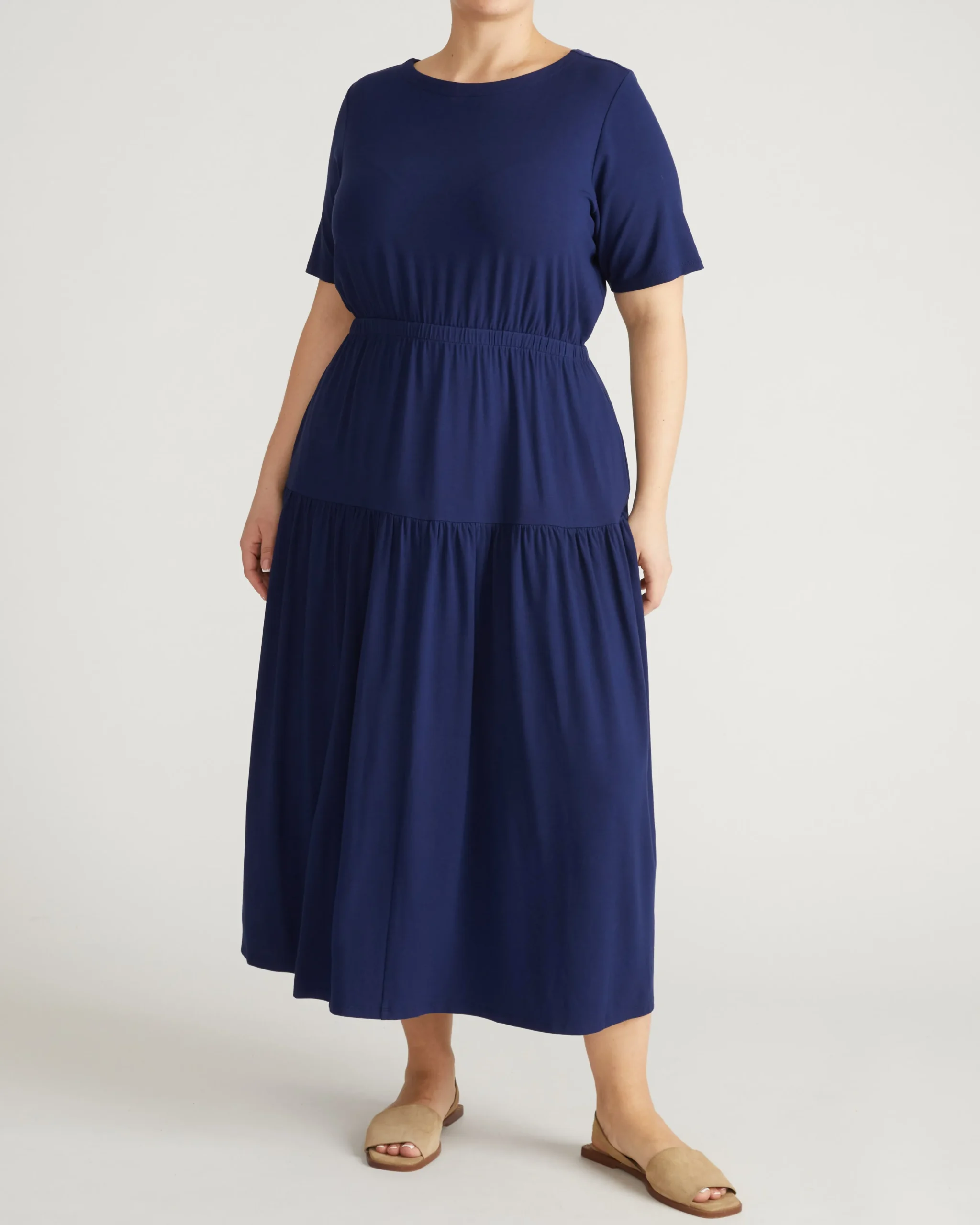Thea Divine Jersey Midi Dress Cenote