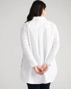 The Artist Oversized Poplin Shirt White