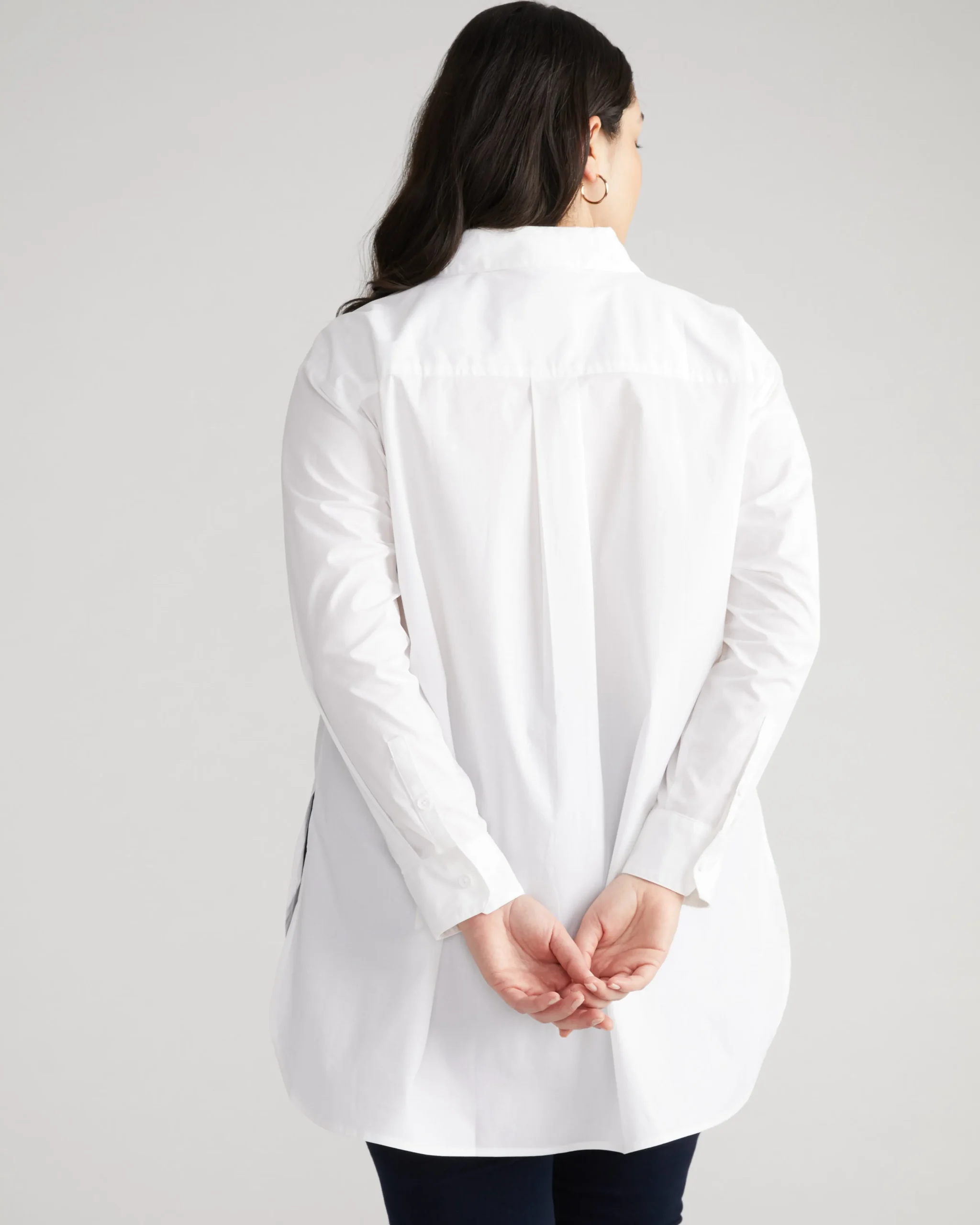 The Artist Oversized Poplin Shirt White