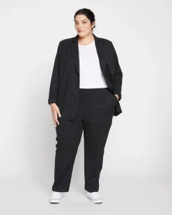 The Pinstripe Pant Graphite