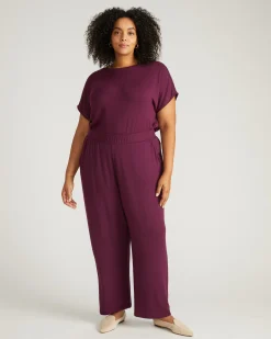 TravelKnit Relaxed Pants Gamay