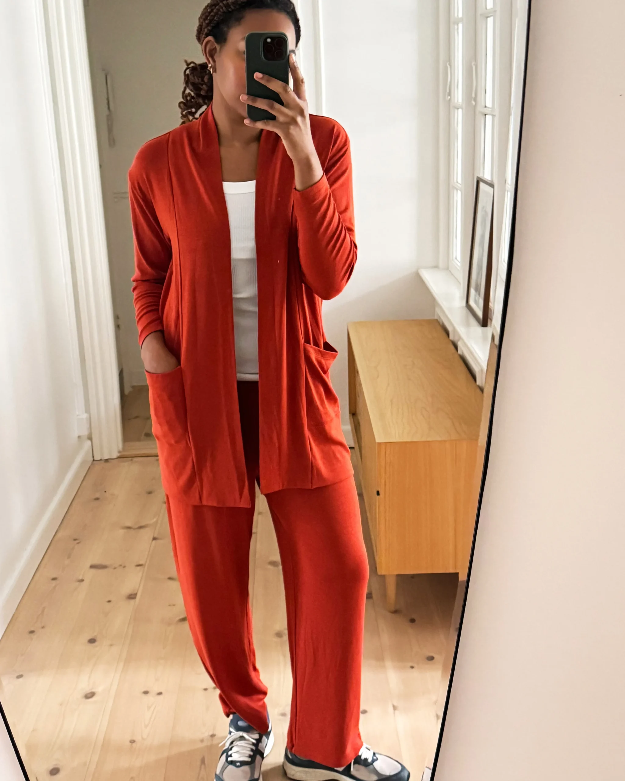 TravelKnit Relaxed Pants Warm Russet
