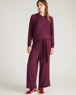 TravelKnit Wide Leg Pants Gamay