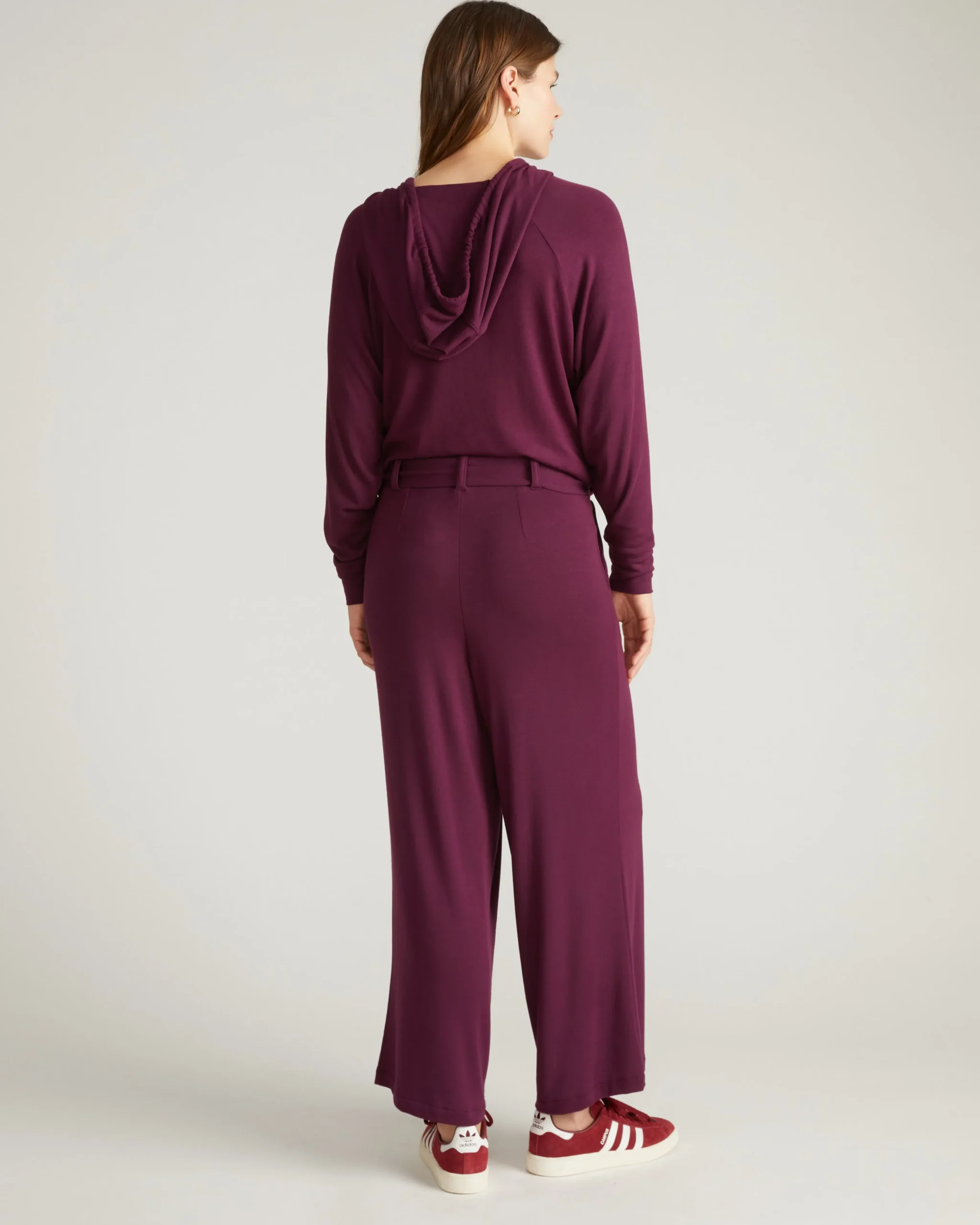 TravelKnit Wide Leg Pants Gamay