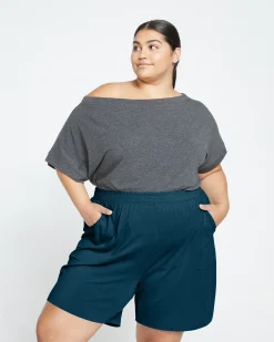 UltimateS Lorelai Lounge Shorts Deep Sea