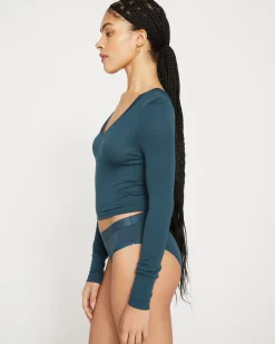 UltimateS Mid Rise Bikini Deep Sea