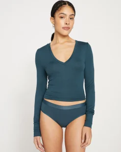 UltimateS Mid Rise Bikini Deep Sea