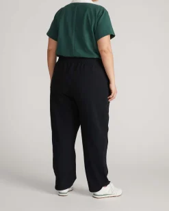 Varsity French Terry Pull On Pants Black