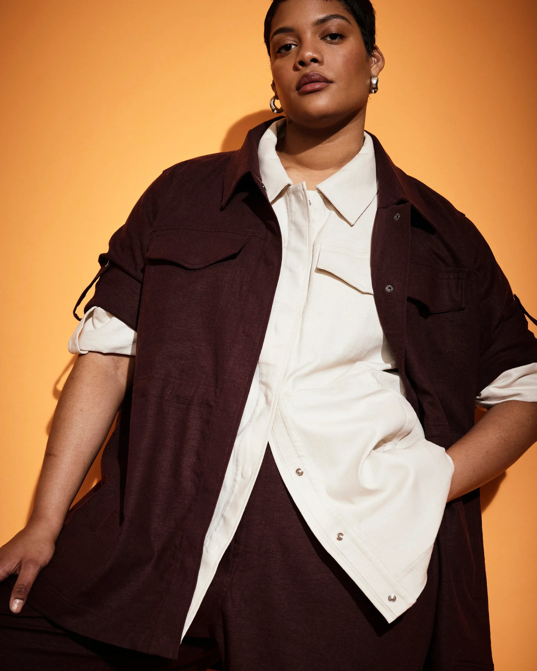 Vineyard Linen Blend Jacket Brulee