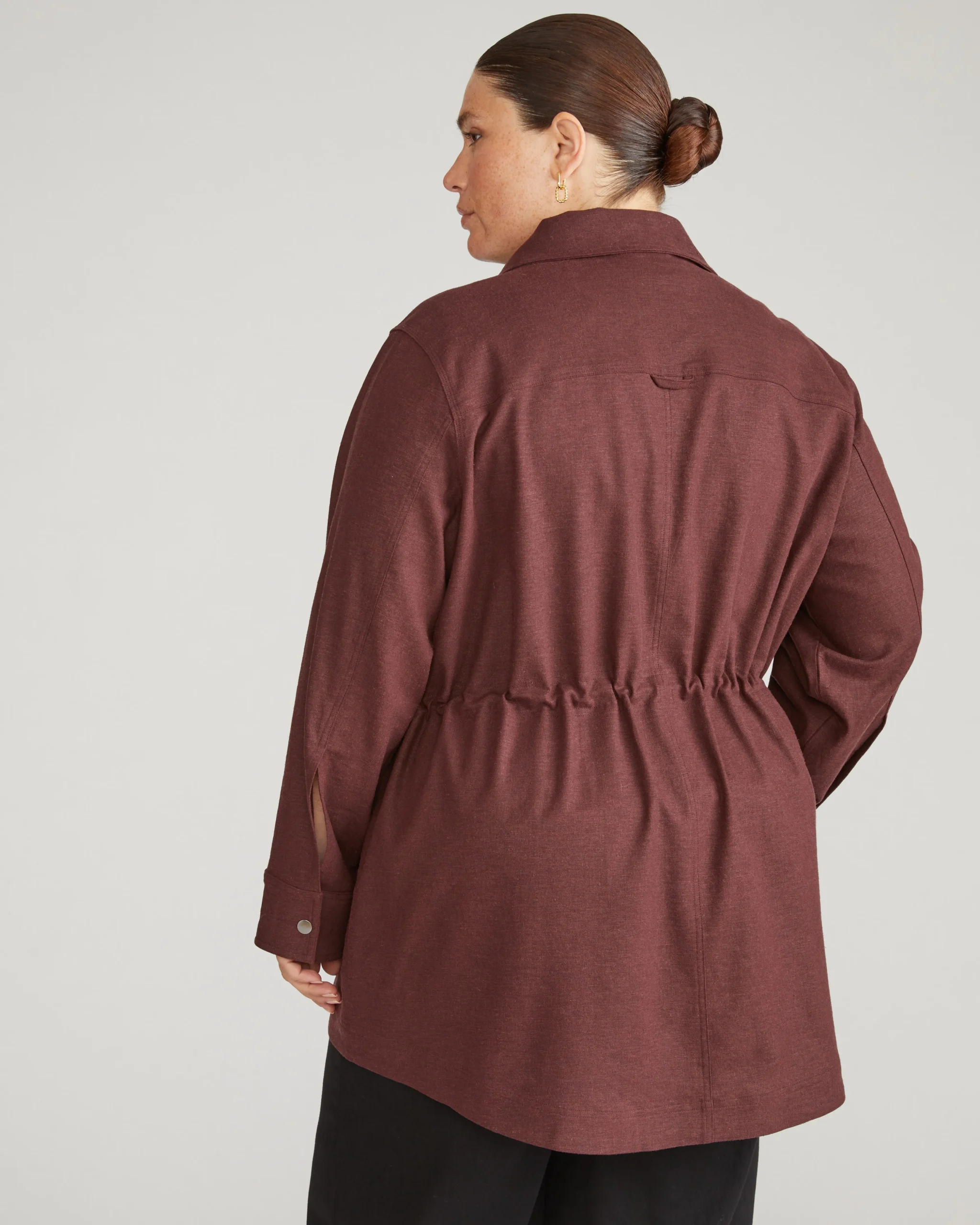 Vineyard Linen Blend Jacket Brulee