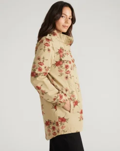 Vineyard Stretch Cotton Twill Jacket Wild Flower Bouquet Print